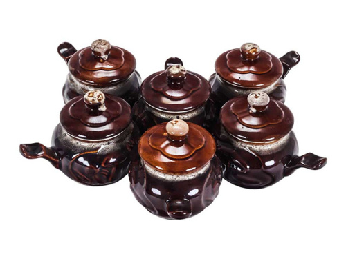 Жульенница "Славянская Керамика", Грибы пена, 0.250 л, 6 шт