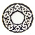 Тарелка рифленая Пахта, Turon Porcelain, с золотом, Ø 16 см Тарелка рифленая Пахта, Turon Porcelain, с золотом, Ø 16 см