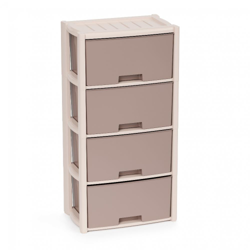 Комод "Колорит" на 4 секции, Альтернатива М7834, беж.