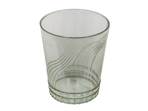 Кувшин с крышкой 2 л со стаканами 4 шт  по 300 мл, пластик, серый