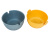 Дуршлаг с миской 2 в 1 круглый, пластиковый, 2 л, синий/желтый Дуршлаг с миской 2 в 1 круглый, пластиковый, 2 л, синий/желтый