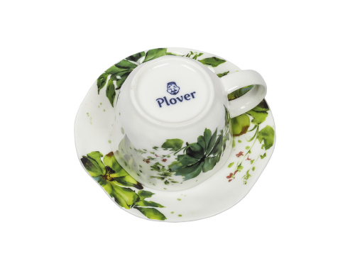 Чайная пара Green Line: чашка, блюдце, PLOVER, 250 мл