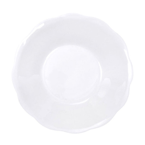 Тарелка  "Turon porcelain", рифленый край, Ø 13 см