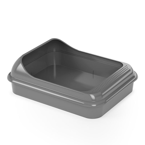 Лоток для кошек "Верный друг", 455х355х150 мм (цвет микс), Альтернатива М3666