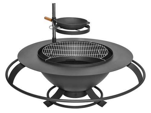 Очаг для костра с подставкой для ног, Russia Grill, модель Очаг - 2, сталь 3 мм