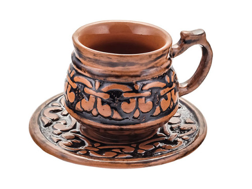 Чайная пара "Риштанская керамика", 2 предмета