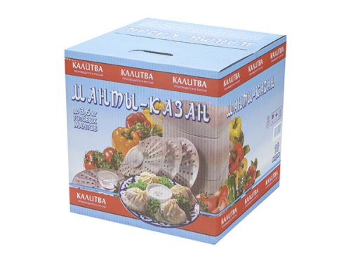 Мантоварка Калитва с 4 дисками 18654, 6.5 л