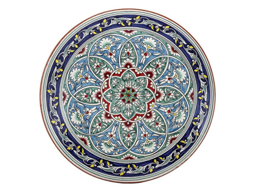 Блюдо Ляган "Риштанская керамика", Коракалам, Ø 41 см