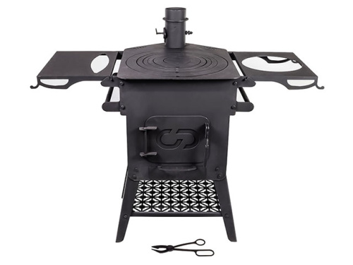 Печь варочно-отопительная "Бизон" Премиум, 45 см