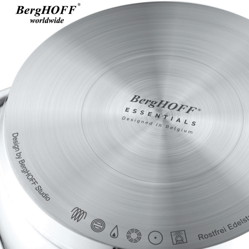 Сотейник с крышкой BergHOFF Zeno Essentials, 2.5 л