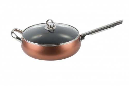 Сотейник с АП со стеклянной крышкой Калитва Professional, 24 см