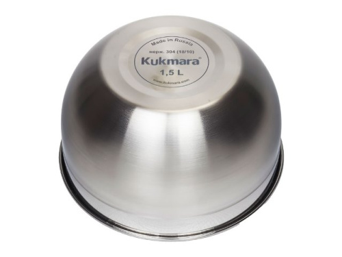 Миска из нержавеющей стали 1.5 л, Kukmara, BL1516