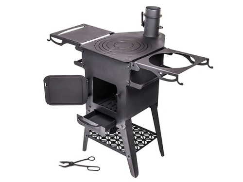 Печь варочно-отопительная "Бизон" Премиум, 36 см