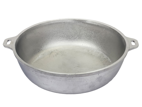 Жаровня алюминиевая с крышкой 260х80, DAVR METALL