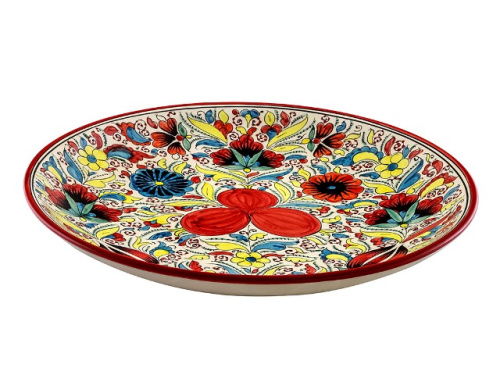 Набор чайный "Риштанская керамика", Турецкий стиль, белый, 10 предметов