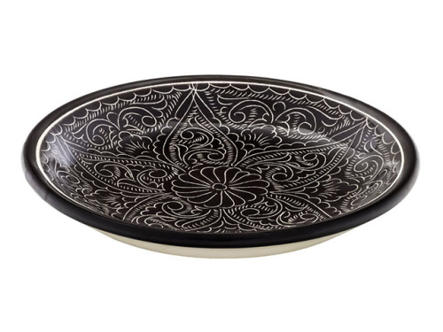 Тарелка Плоская "Риштанская керамика", диаметр 15.5 см RSN030