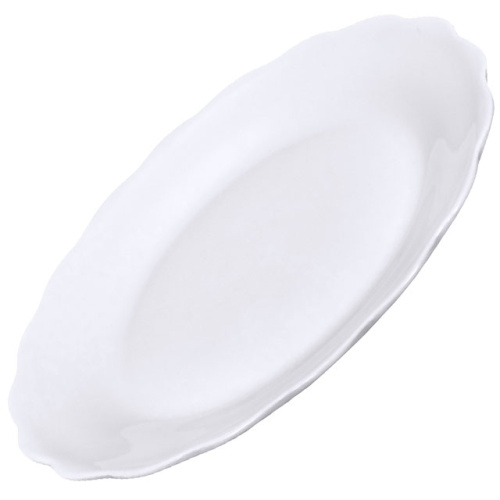 Тарелка "Turon porcelain", рифленый край, Ø 25 см