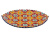 Блюдо Ляган овальный "Риштанская керамика", диаметр 41 см RS33_23