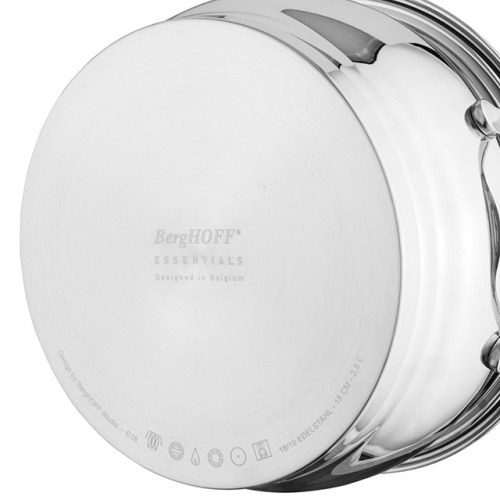 Сотейник с крышкой BergHOFF Zeno Essentials, 2.5 л