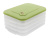 Контейнер с крышкой для хранения и заморозки продуктов на 4 секции, 30х23х14 см, зеленый Контейнер с крышкой для хранения и заморозки продуктов на 4 секции, 30х23х14 см, зеленый