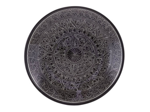 Блюдо Ляган "Риштанская керамика", Коричневый, Ø 41 см