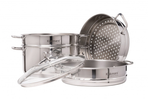 Мантоварка 6 л из нержавеющей стали, 3 секции, ТМ KUKMARA