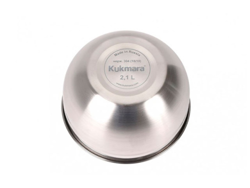 Миска из нержавеющей стали 2.1 л, Kukmara, BL2118