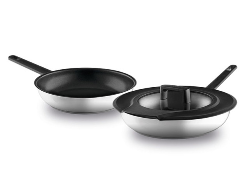 Набор сковородок с крышкой BergHOFF Downdraft, 3 предмета