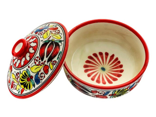 Набор чайный "Риштанская керамика", Турецкий стиль, белый, 10 предметов