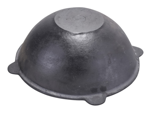 Казан чугунный DAVR METALL, без крышки, плоское дно, 10 л