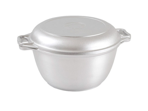 Казан 4 л литой с крышкой-сковородой Kukmara, к44