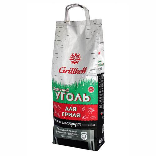 Уголь древесный Grillkoff cтандарт 2.5 кг