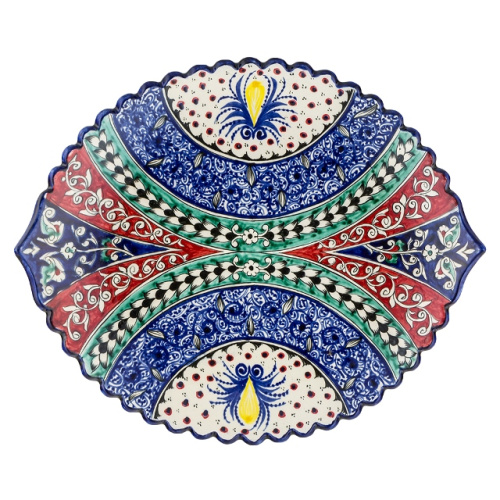 Блюдо Ляган "Риштанская керамика", диаметр 41 см RS33_28