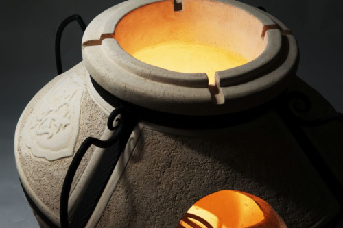 Тандыр дровяной AMFORA "Аладдин" стойка, подставка