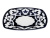 Тарелка квадратная Пахта, Turon Porcelain, Ø 21.5 см Тарелка квадратная Пахта, Turon Porcelain, Ø 21.5 см
