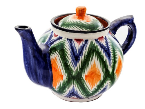 Набор чайный "Риштанская керамика", Атлас №2, 10 предметов