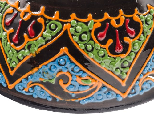 Набор чайный "Риштанская керамика", Точечная роспись, 10 предметов