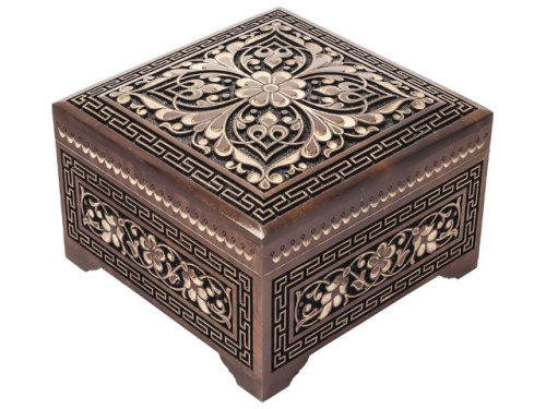 Шкатулка Орех 15х15х9