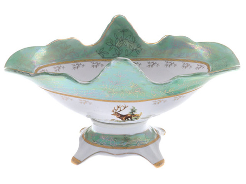 Конфетница "Олень", диаметр 18 см