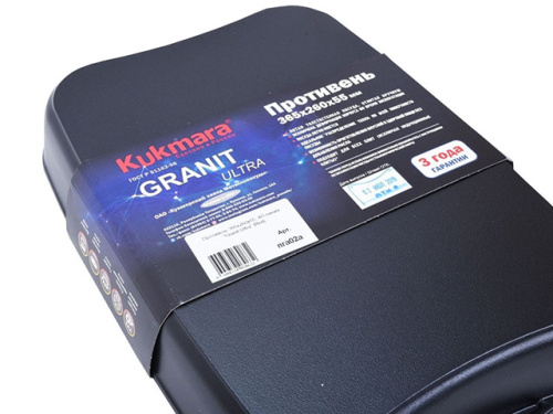 Противень с антипригарным покрытием 33.5x22x5.5 см, Kukmara (Granit Ultra Red), пга01а 