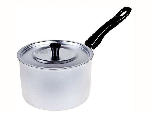 Ковш полированный с крышкой, SCOVO, ПП-023, 1.5 л