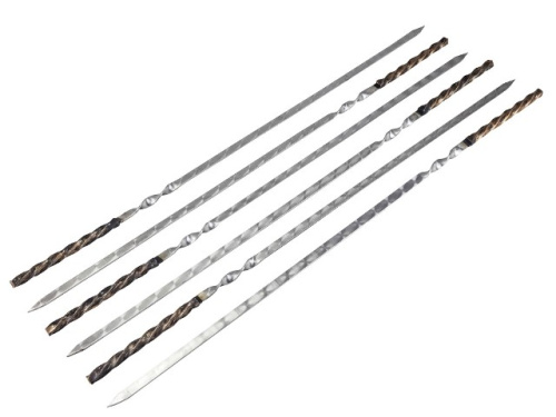 Набор шампуров с кованой ручкой Витая