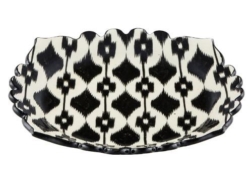 Блюдо Ляган "Риштанская керамика", Атлас, диаметр 26 см RS82_1