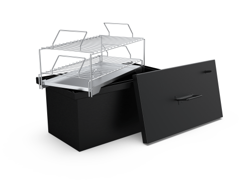 Коптильня двухъярусная "Smoky Boom BLACK"