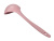 Половник на 100 мл из пищевого пластика, 27х9 см, розовый
