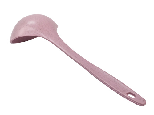 Половник на 50 мл из пищевого пластика, 20х7 см, розовый