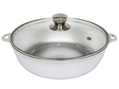 Жаровня со стеклянной крышкой, DAVR METALL