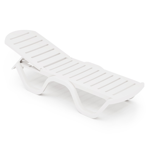 Шезлонг "Солярис" (белый), М8861 Альтернатива