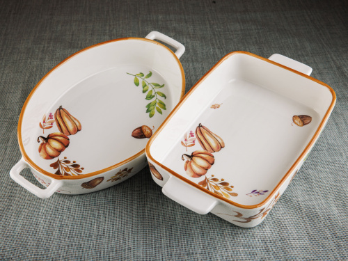 Форма для запекания керамическая October Line, PLOVER, 35 см