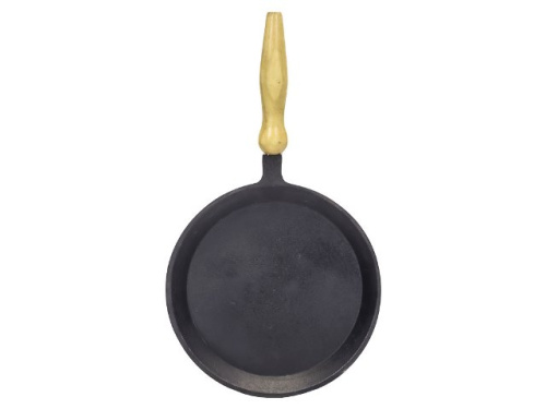 Сковорода чугунная блинная DAVR METALL, 22 см